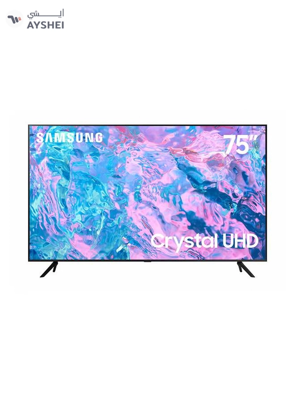 Samsung 75 Inch Crystal UHD 4K Smart TV 2023 75CU7000 UA75CU7000UXZN Black UA75CU7000UXZN Black