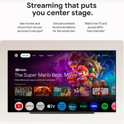 Google TV Streamer 4K - Fast Streaming Entertainment With Voice Search Remote-6