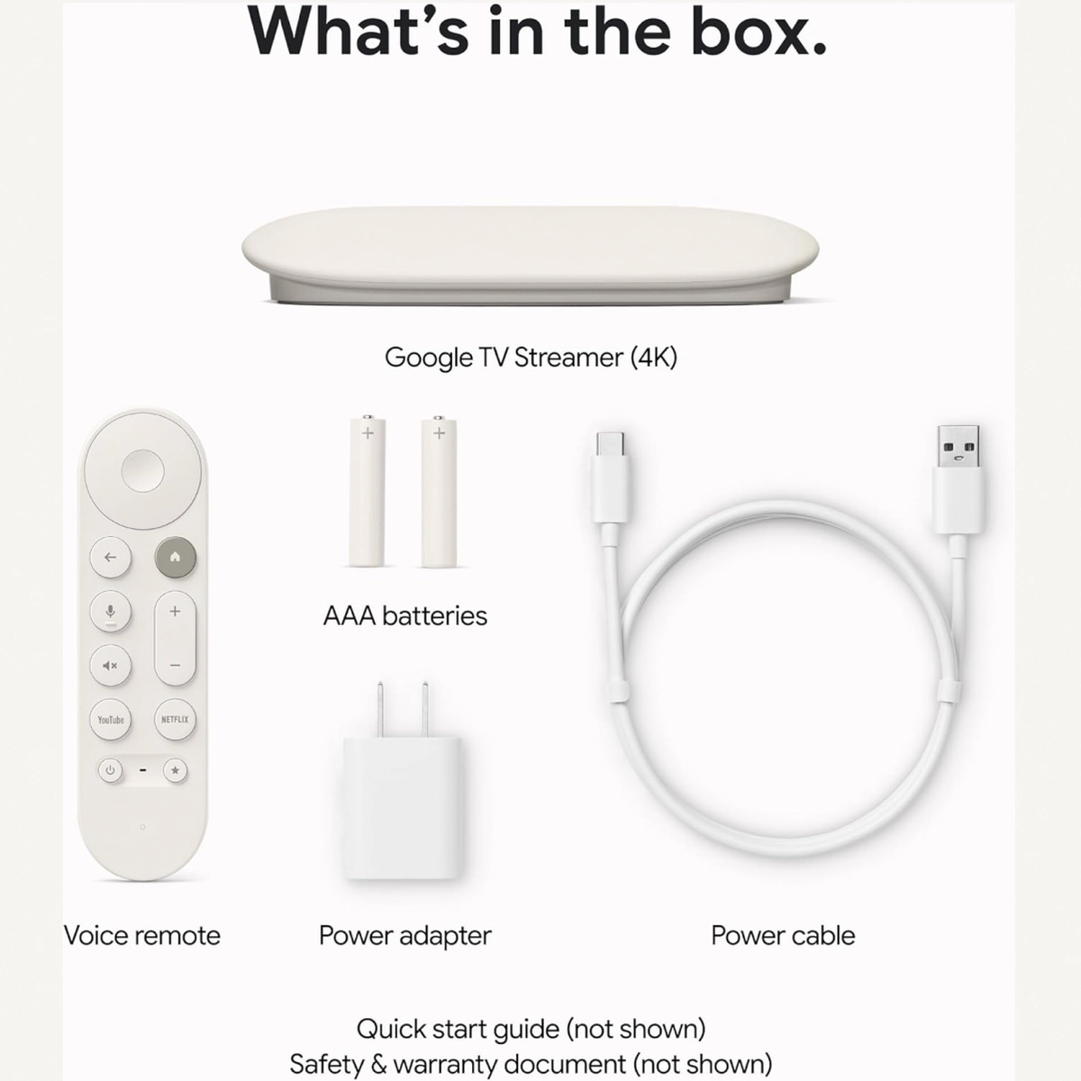 Google TV Streamer 4K - Fast Streaming Entertainment With Voice Search Remote-1-1