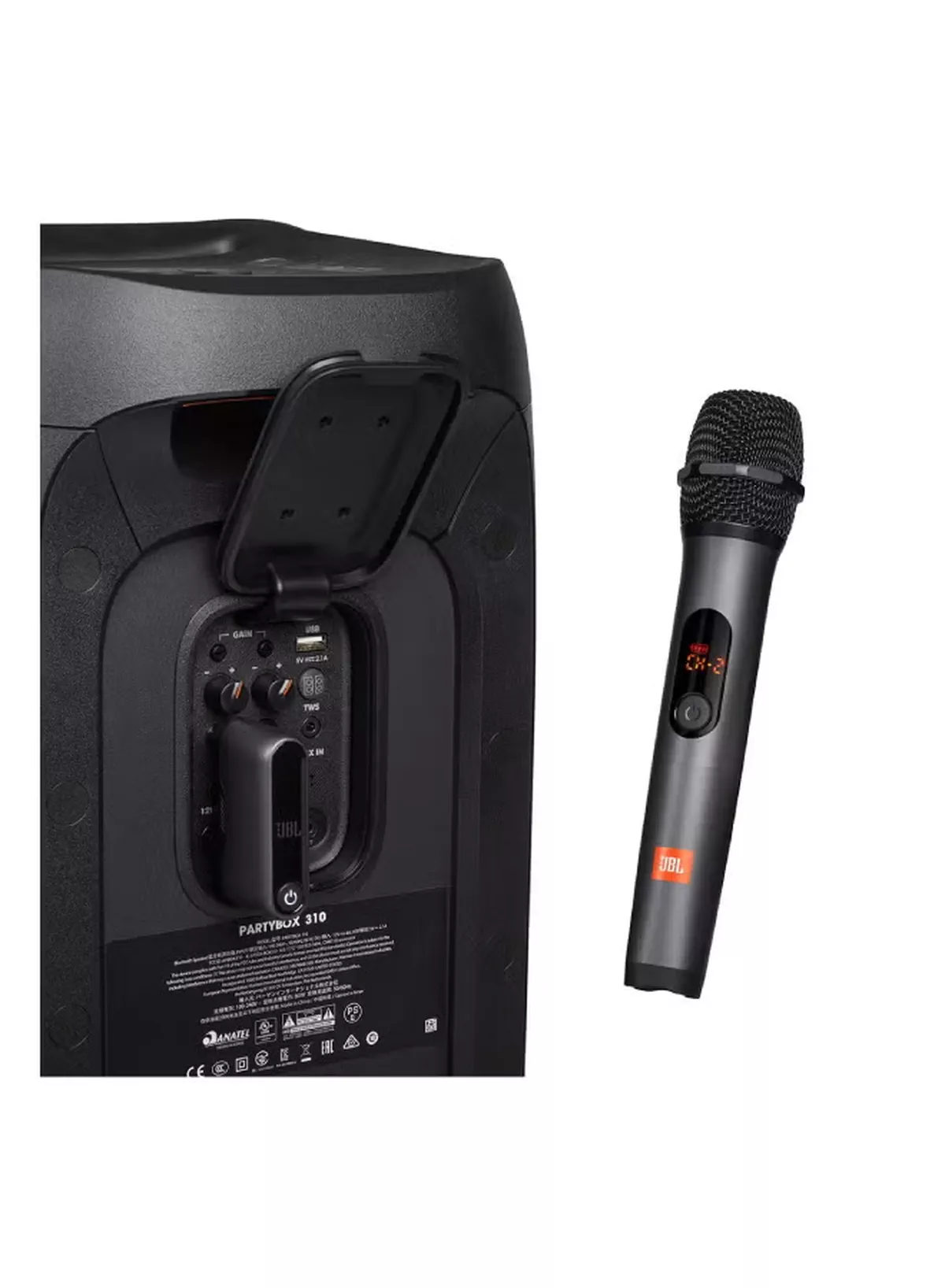 JBL Wireless Microphone Set International Version JBLWIRELESSMIC-D Black-5-5