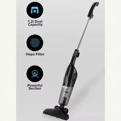 Geepas Stick And Handheld Vacuum Cleaner, HEPA Filter, 1.2L-1