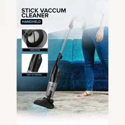 Geepas Stick And Handheld Vacuum Cleaner, HEPA Filter, 1.2L-4