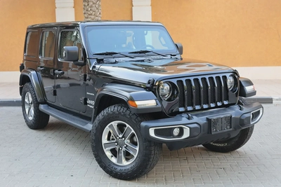 Jeep Wrangler Unlimited-SAHARA-2021-60000KM-GCC SPECS under warranty-0
