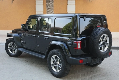 Jeep Wrangler Unlimited-SAHARA-2021-60000KM-GCC SPECS under warranty-2