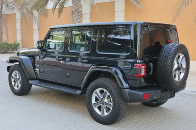 Jeep Wrangler Unlimited-SAHARA-2021-60000KM-GCC SPECS under warranty-6