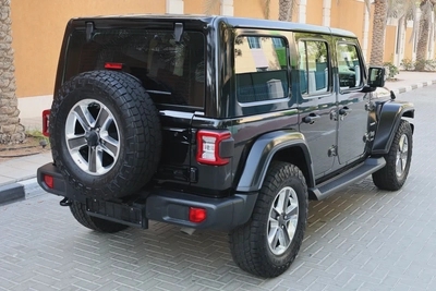Jeep Wrangler Unlimited-SAHARA-2021-60000KM-GCC SPECS under warranty-7