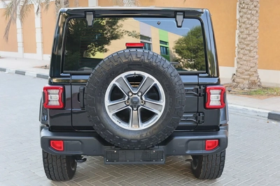 Jeep Wrangler Unlimited-SAHARA-2021-60000KM-GCC SPECS under warranty-9