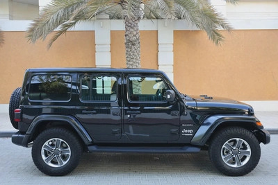 Jeep Wrangler Unlimited-SAHARA-2021-60000KM-GCC SPECS under warranty-10