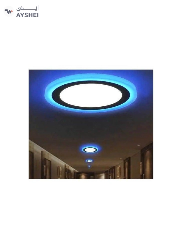 ABBASALI Ultra Slim 18w Round LED Panel Light Wall Mounted 8 Inch - White