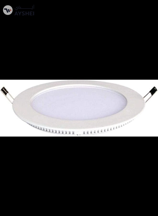 ABBASALI Ultra Slim 18w Round LED Panel Light Wall Mounted 8 Inch - White