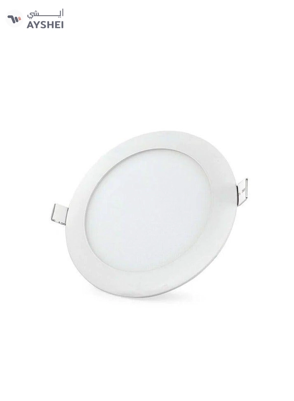 ABBASALI Ultra Slim 18w Round LED Panel Light Wall Mounted 8 Inch - White