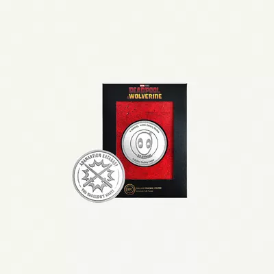 BTC 50 Grams Pure Silver Coin - Deadpool-2