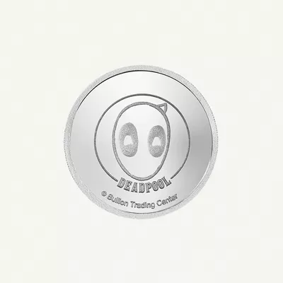 BTC 50 Grams Pure Silver Coin - Deadpool-0