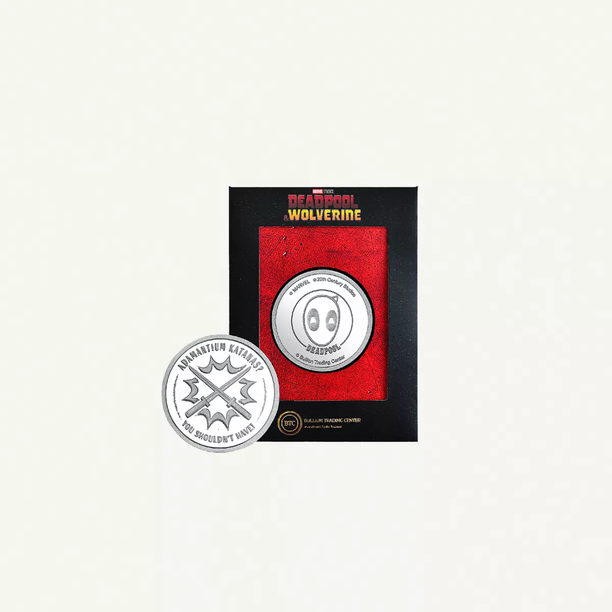 BTC 50 Grams Pure Silver Coin - Deadpool-2-2