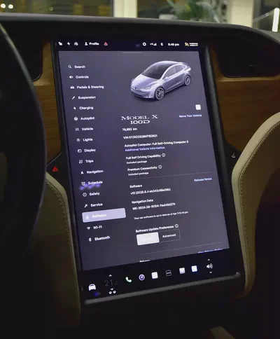 AED 2,360 EMi at 0% DP | Tesla Model X 100D - Long Range ( 2019 Model ) in Grey Color GCC Specs-15