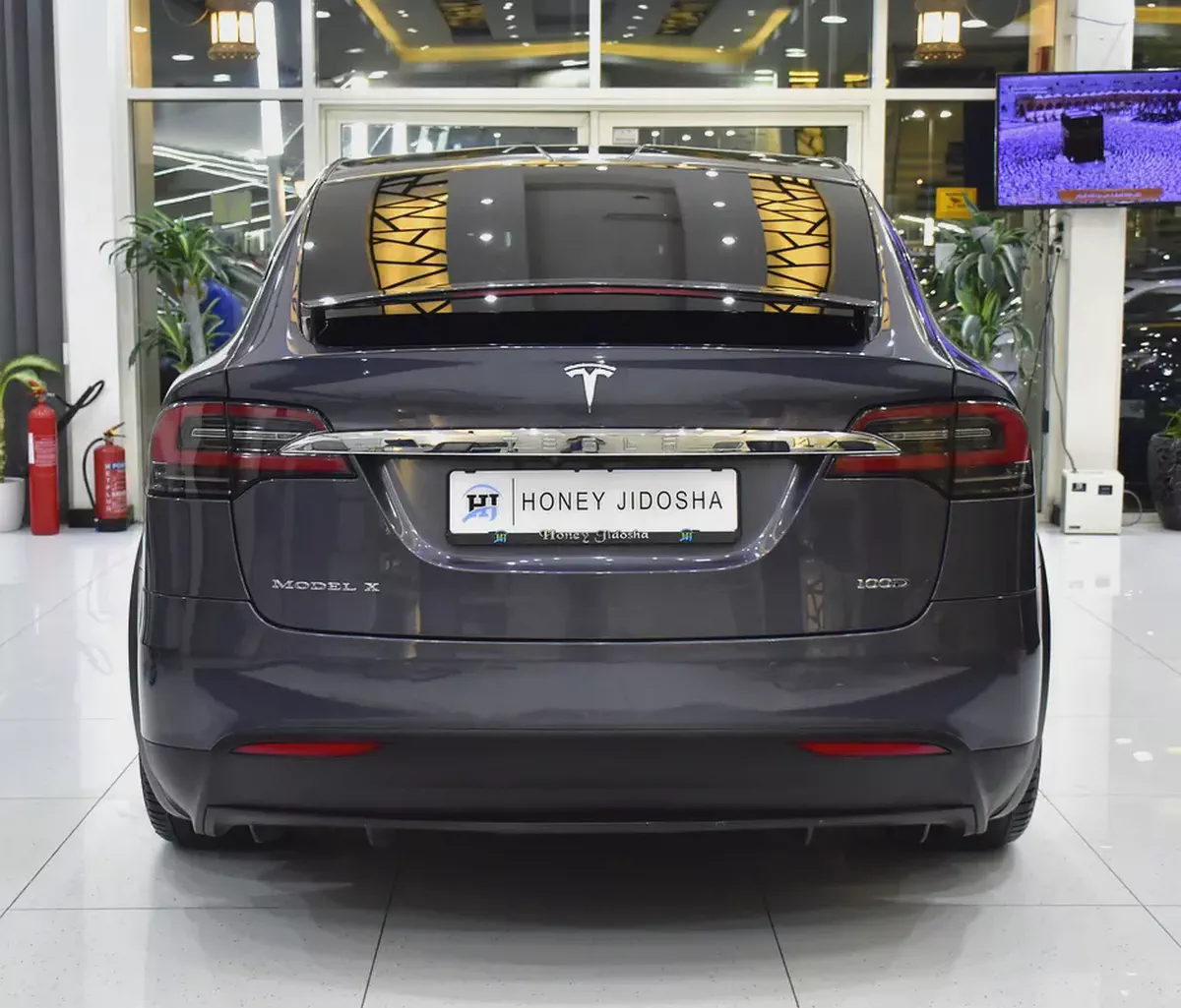 AED 2,360 EMi at 0% DP | Tesla Model X 100D - Long Range ( 2019 Model ) in Grey Color GCC Specs-5-5
