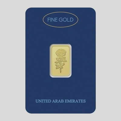 Dubai Gold 5 Grams Pure 999.9 Fine Gold Bar - Variable Design-2