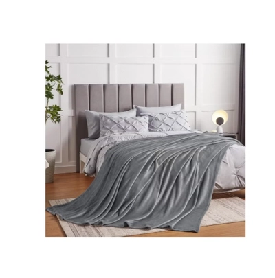 BSB HOME ® 300 GSM Premium Plush Single Blanket for Bed, Sofa, Couch-1
