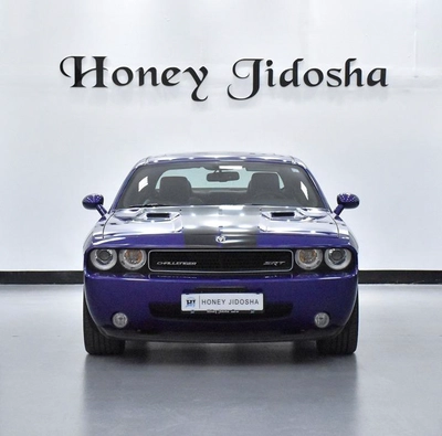 Dodge Challenger SRT8 6.1 HEMI ( 2010 Model ) in Purple / Violet Color GCC Specs-0