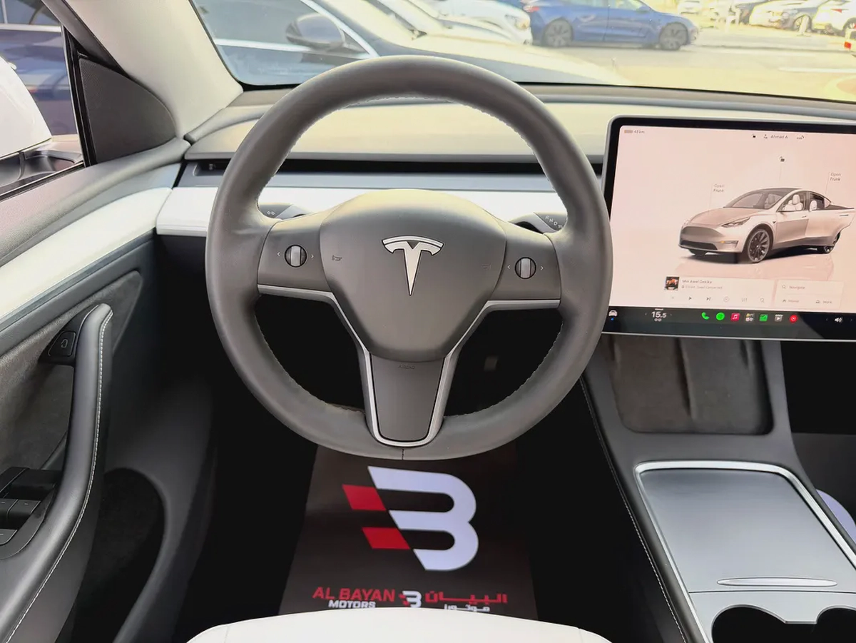 تسلا موديل واي ستاندرد ابيض / ابيض خليجي Tesla Model Y Standard 2024 GCC Specs-10-10