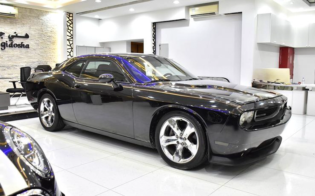 Dodge Challenger ( 2012 Model ) in Black Color American Specs-4-4