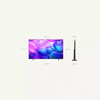 Samsung 65 Inch QLED TV, Q6F, 4K, Q4 Lite Processor, 100% Color Volume with Quantum Dot, Samsung Knox Security, Endless Free Content, Smart TV, QA65Q6FAAUXZN (2025 - UAE Version) QA65Q6FAAUXZN black-1