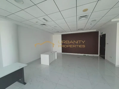 Unfurnished Office for Rent in B2B Tower, Business Bay | 586 Sq. Ft. | Fully Fitted + 1 Parking-0