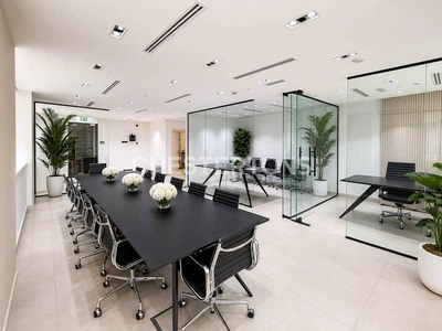Unfurnished Office for Rent in B2B Tower, Business Bay | 586 Sq. Ft. | Fully Fitted + 1 Parking-6
