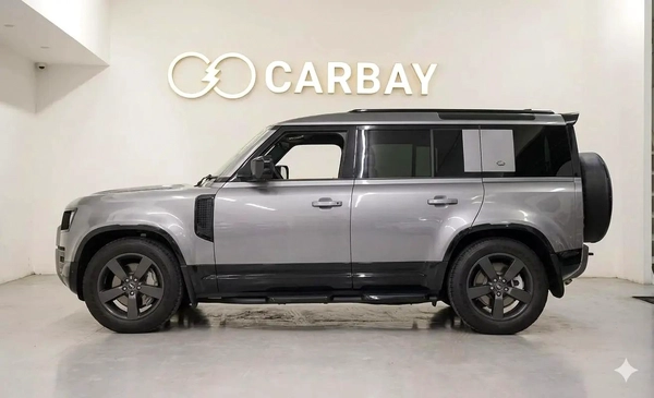 AED 5154 PM | LAND ROVER DEFENDER HSE P400 2024 | AGENCY WARRANTY TILL MARCH 2029 | SERVICE PACKAGE