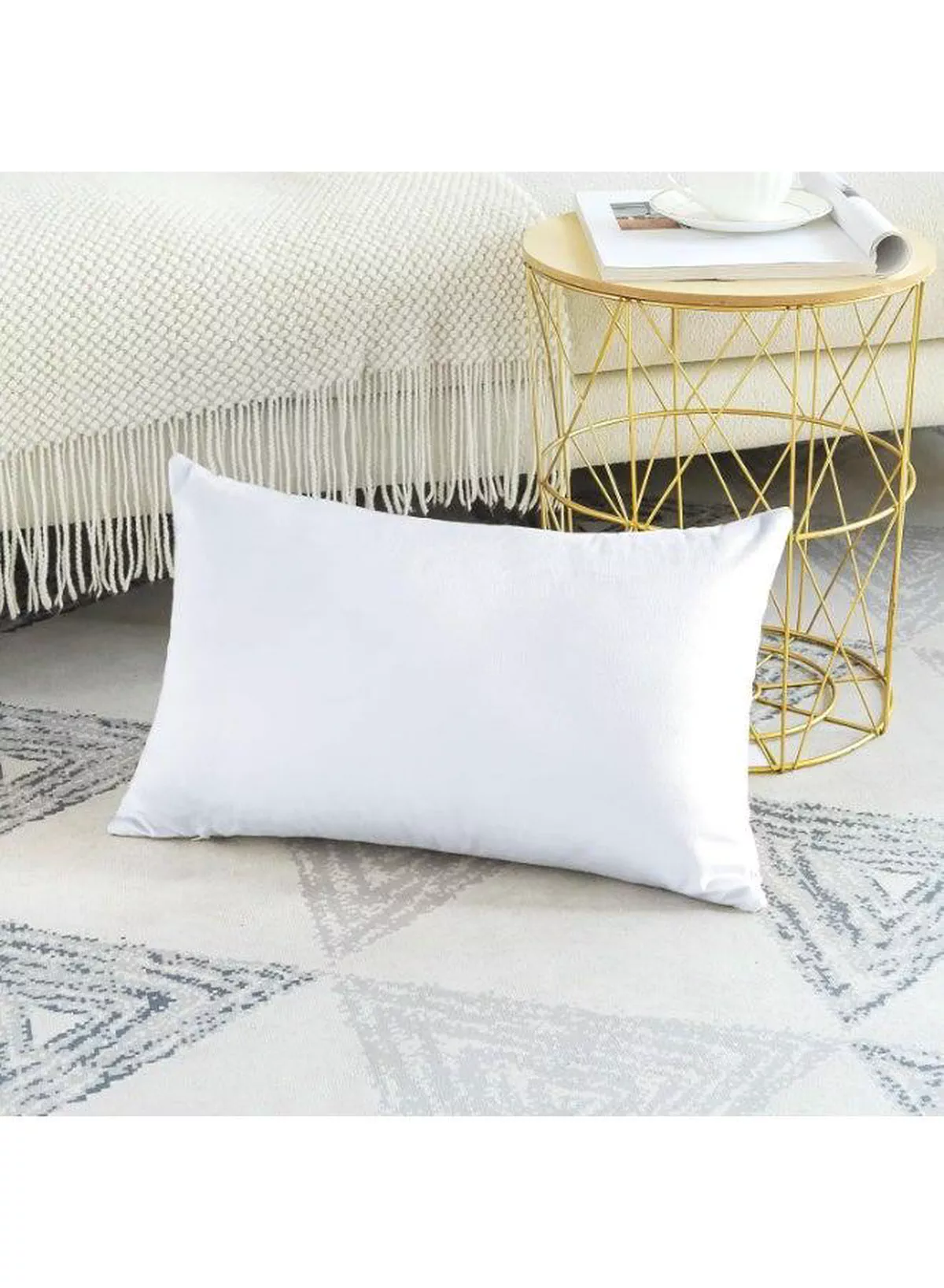 King Size Bed Pillow – Cooling Down Alternative Fill Pillow with 100% Cotton Cover, Soft & Supportive for Back, Side & Stomach Sleepers, 50x70 cm-4-4