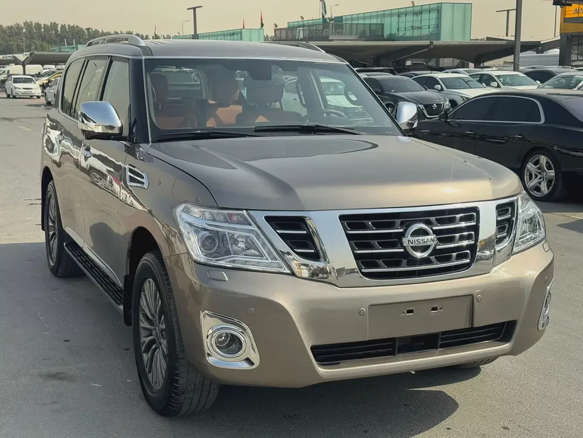 Nissan patrol 2014 fullopshin Gary color GCC Caleb car-4-4