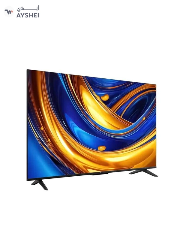 TCL 55 Inch P655 4K UHD Smart TV with AiPQ Processor, Dolby Audio, HDR 10, Dynamic Color Enhancement, Metallic Bezel-less & Google TV 55P655 Black
