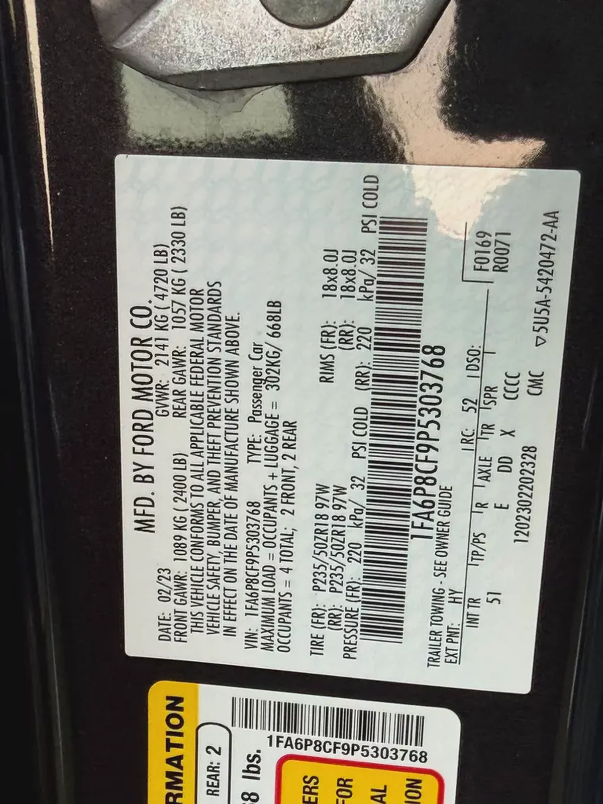 2023 Ford Mustang GT Premium - American Specs - Excellent Condition-10-10