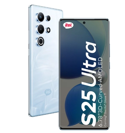 ITEL S25 Ultra Dual SIM Komodo Ocean 8+8GB RAM 256GB 4G - Middle East Version-0