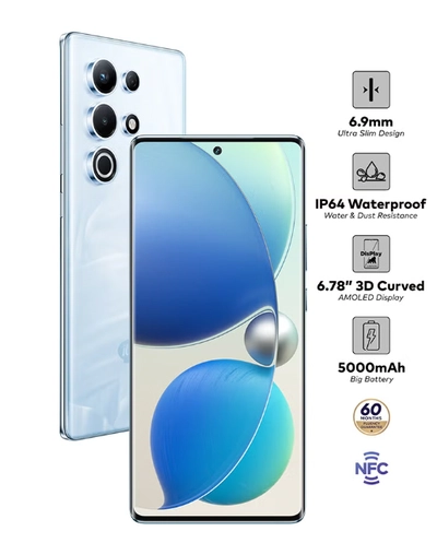 ITEL S25 Ultra Dual SIM Komodo Ocean 8+8GB RAM 256GB 4G - Middle East Version-1