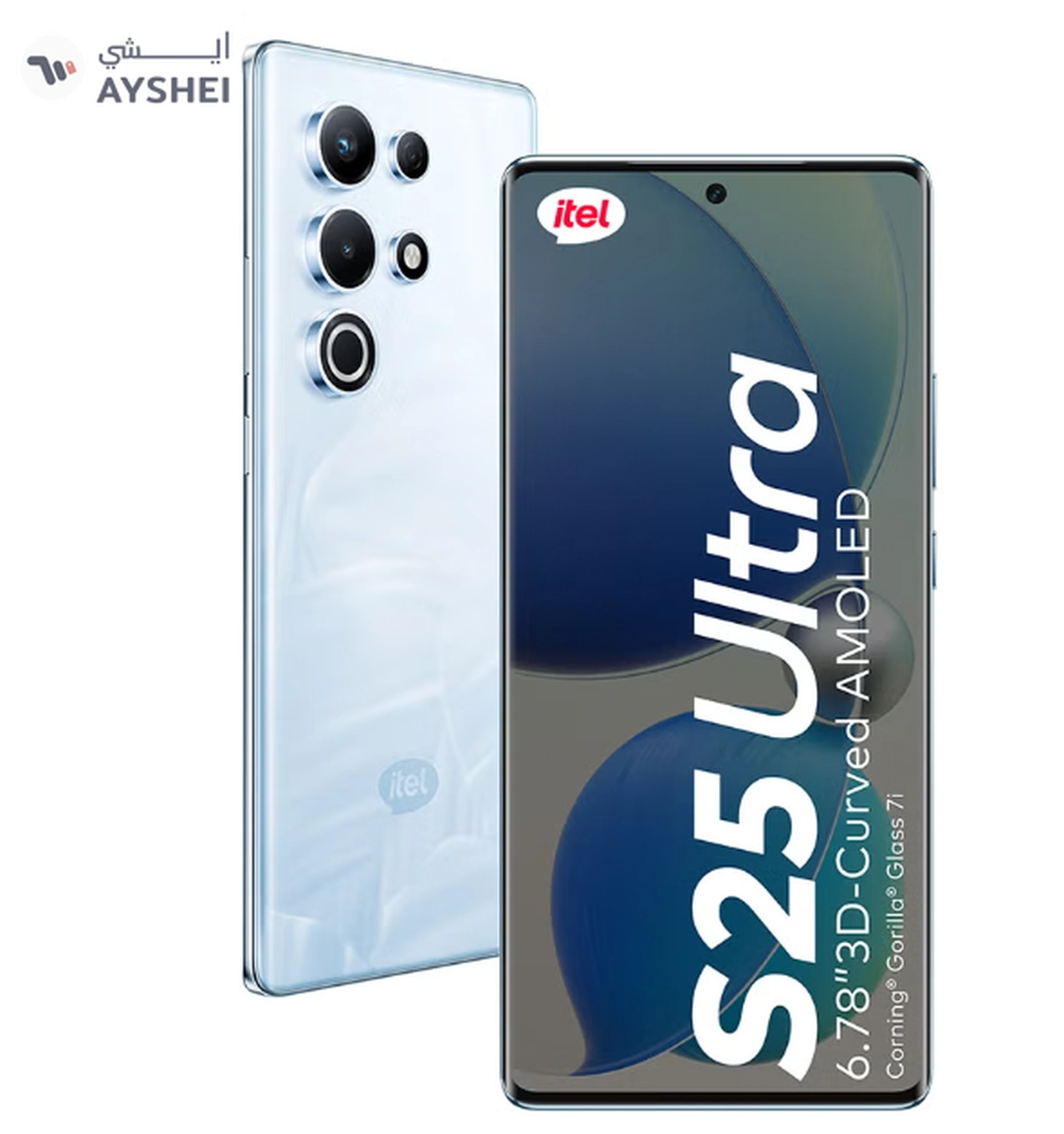ITEL S25 Ultra Dual SIM Komodo Ocean 8+8GB RAM 256GB 4G - Middle East Version-0-0