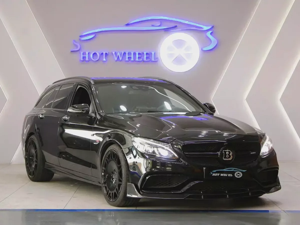 2018 - Mercedes-Benz C63 AMG - BRABUS KIT for 140,000.00 AED-2-2