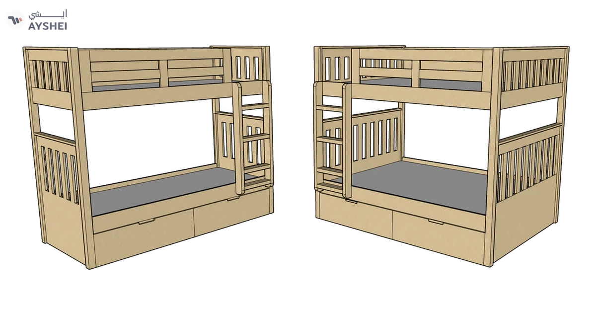 Max Bunk Bed, 150-3-3