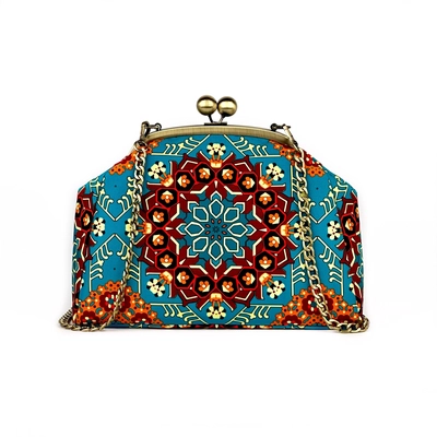 Silk Road - Quba Square Bag Fabric-1