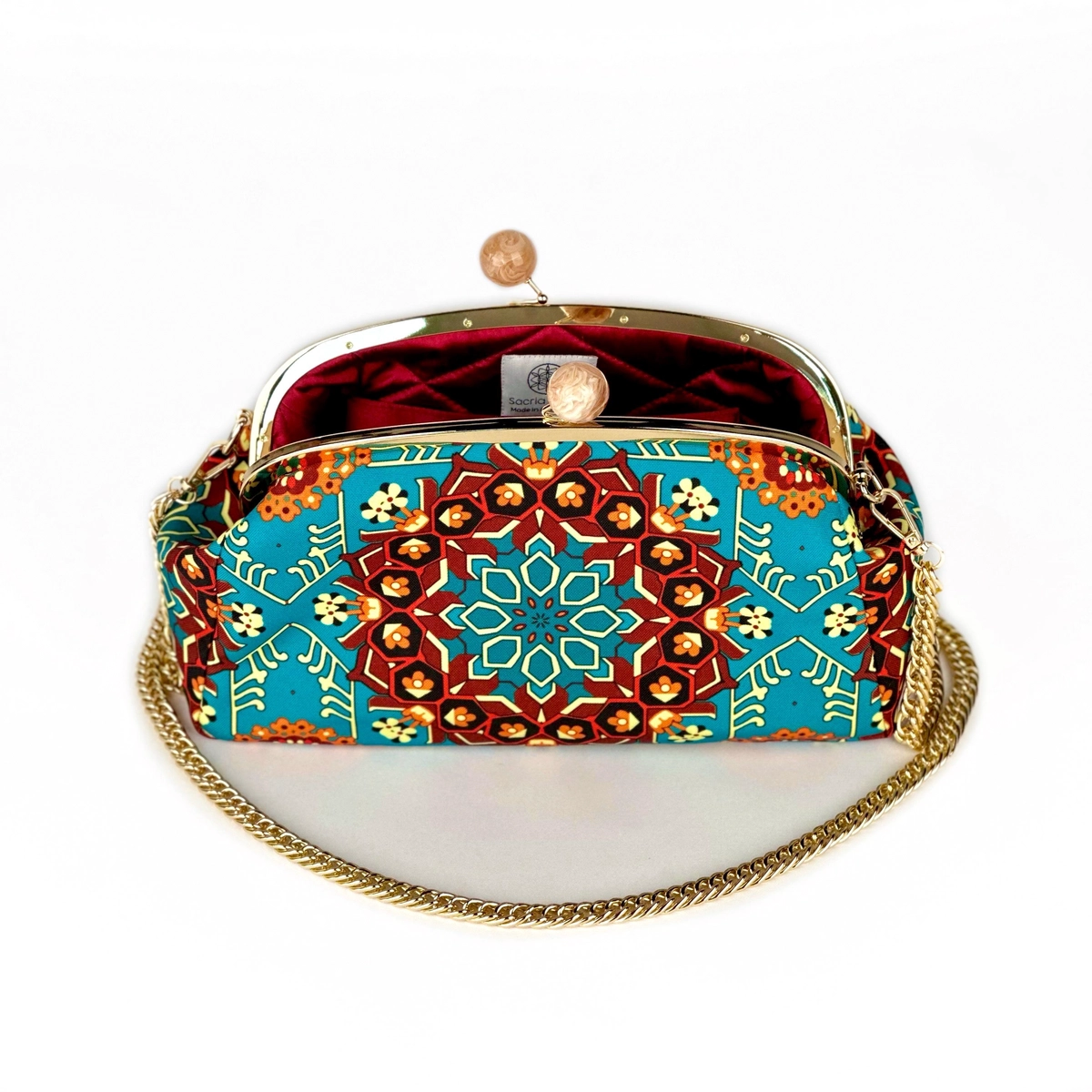 Silk Road - Quba Square Bag Fabric-2-2