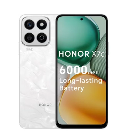 Honor X7c Dual SIM Moonlight White 8GB RAM 256GB 4G - Middle East Version-0