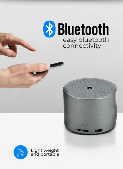 GEEPAS Mini Portable Bluetooth Speaker with 3D Stereo Sound | 5-Hour Playtime, Type-C Charging, Compact Design | Wireless Speaker for Travel, Home, and Outdoor Use | GMS11197 multicolour-3