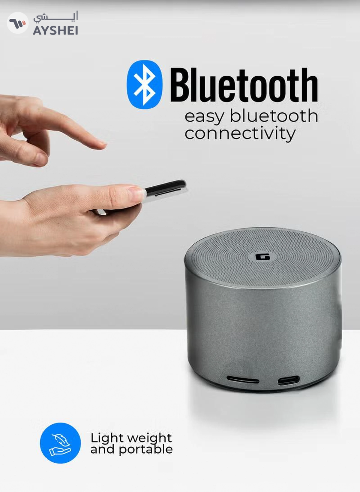 GEEPAS Mini Portable Bluetooth Speaker with 3D Stereo Sound | 5-Hour Playtime, Type-C Charging, Compact Design | Wireless Speaker for Travel, Home, and Outdoor Use | GMS11197 multicolour-3-3