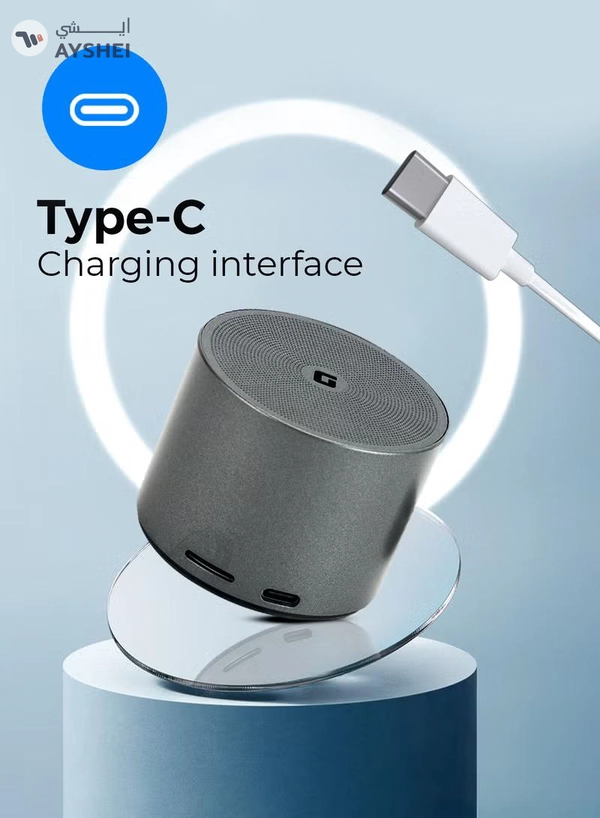 GEEPAS Mini Portable Bluetooth Speaker with 3D Stereo Sound | 5-Hour Playtime, Type-C Charging, Compact Design | Wireless Speaker for Travel, Home, and Outdoor Use | GMS11197 multicolour