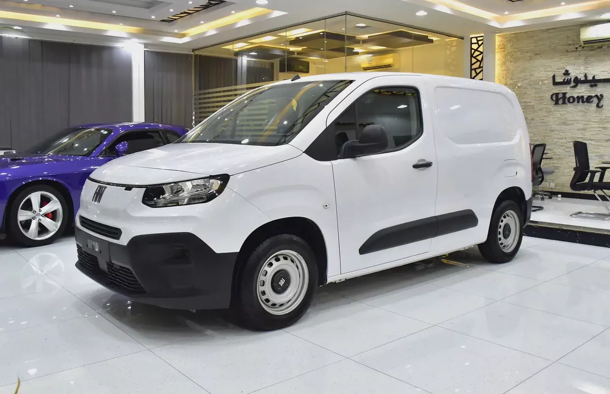 AED 633 EMi for 5Yrs | FIAT Doblo 1.6L DIESEL / ديزل ( 2025 Model ) in White Color GCC Specs-1-1
