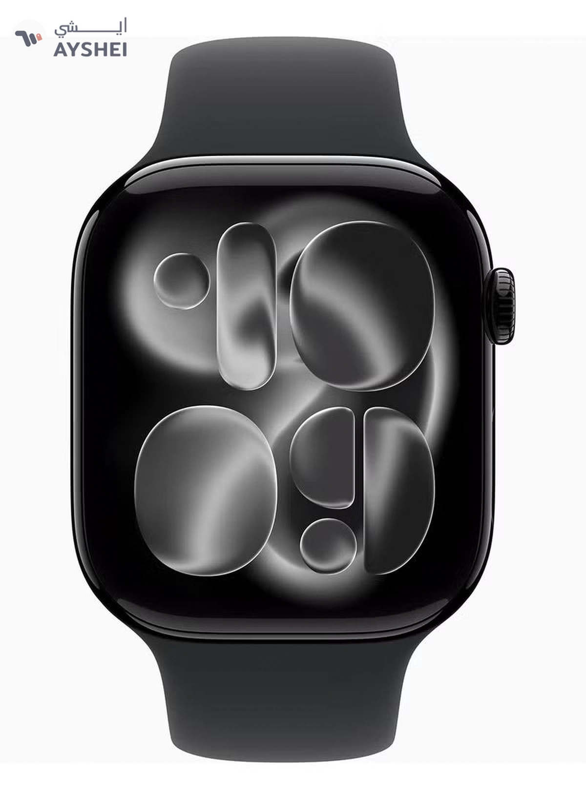 Apple Watch Series 11 GPS + Cellular 46mm (TDRA Version) Jet Black Aluminium Case With Black Sport Band - S/M-2-2