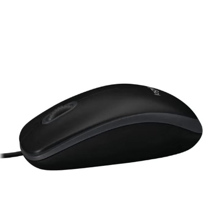 Logitech B100 Wired USB Mouse Black-4