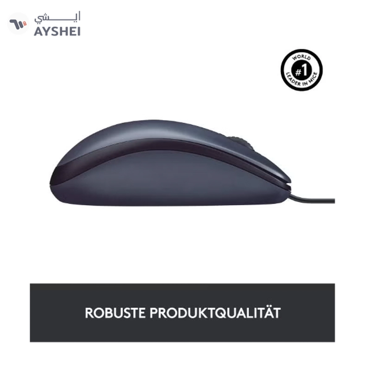 Logitech B100 Wired USB Mouse Black-2-2