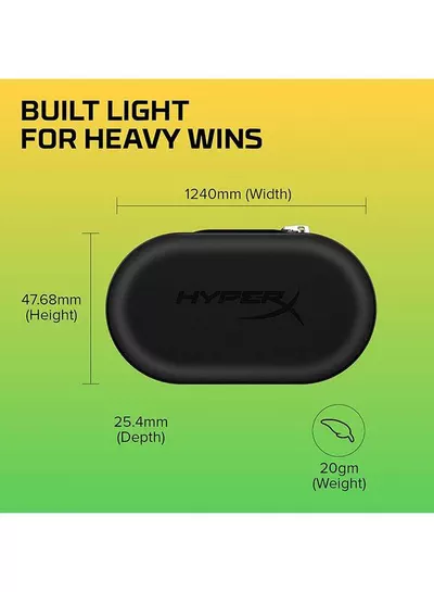 HyperX Cloud Gaming Earbuds II, In-Ear Gaming Headphones, Noise-Isolating Design, High-Quality Sound, built-in Mic, Comfort Fit, Compatible with PC, Console & Mobile, Red | 705L8AA-6