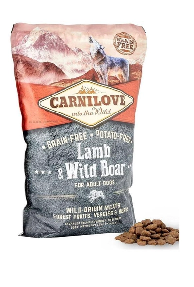 Carnilove Lamb & Wild Boar For Adult Dogs 1.5Kg-0